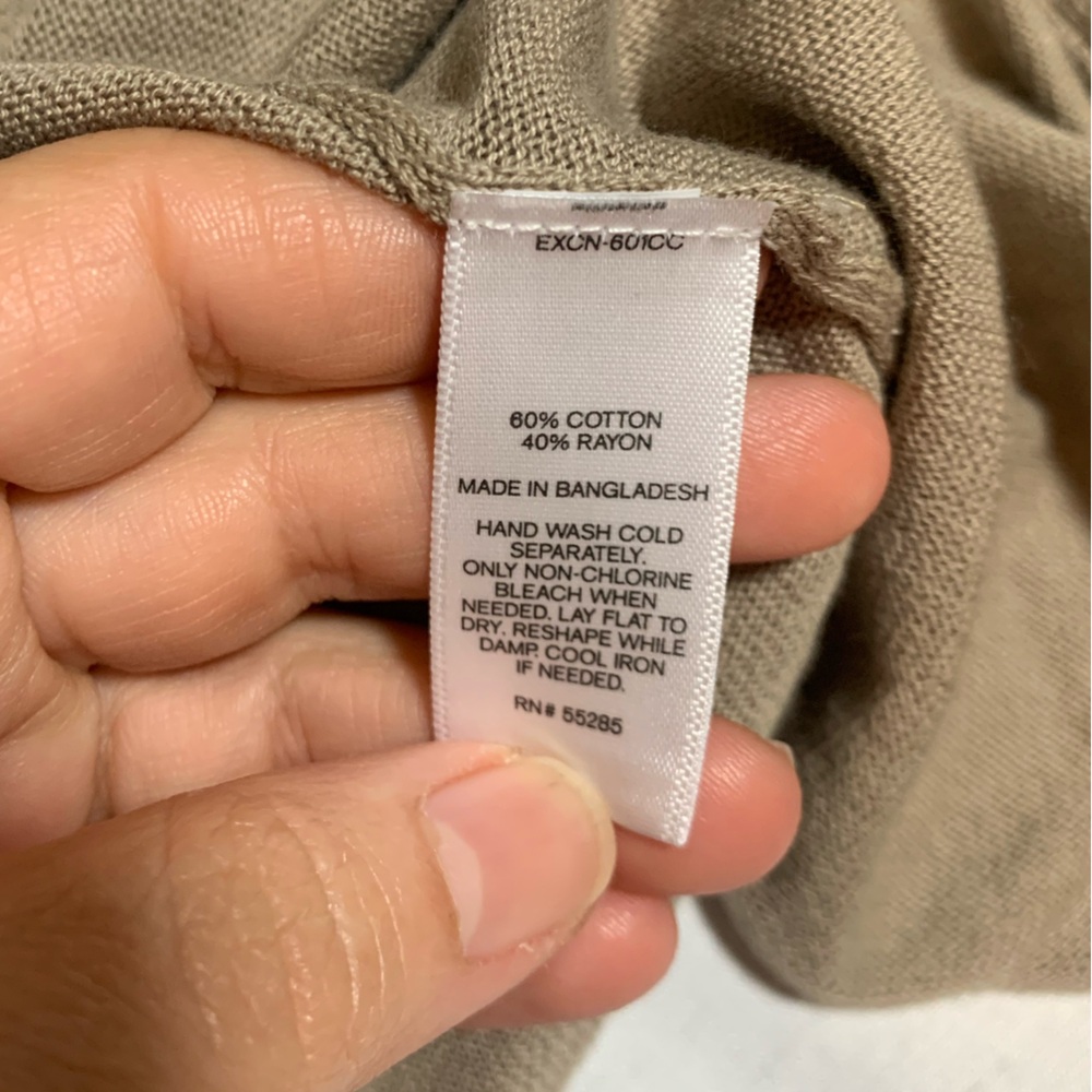 Express tan cardigan. Size L. - Picture 9 of 10